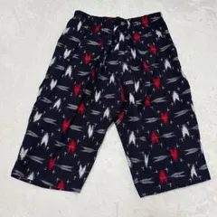 新品　未使用　久留米絣　かすり　もんぺ　ハーフパンツ　短パン