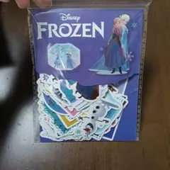 DisneyFrozenディズニーアナと雪の女王ステッカーセッ新品約50枚アナ雪