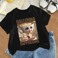 バレリーナ カプチーナプリント Tシャツ　90サイズ　イタリアンブレインロッド