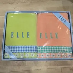 新品　未使用　ELLE エル　タオルギフト　セット　バスタオル　2枚のサムネイル