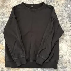 GU ブラック トレーナー 150cm 【美品】ブラック キッズ 男女兼用