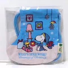 催事限定品　スヌーピー　クリスマス　POP UP STORE　ミニブーツ型巾着