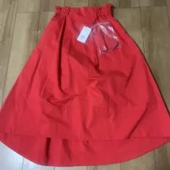 「タグ付き」ロデオクラウンズ　ロングスカート　赤