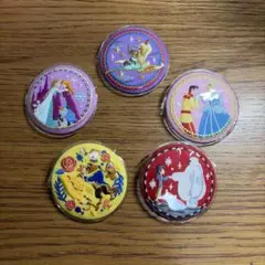 キャラクター刺繍ピンバッジセット 5点5個セット