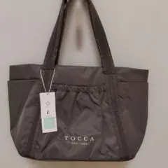 【新品】TOCCA トートバッグ　グレー