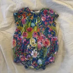 お値下げ)ファミリア　カラフルロンパース