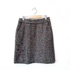 BALLSEY ボールジィ【S】タイトスカート ツイード柄 綺麗め 日本製