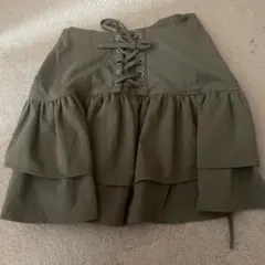 SHEIN オリーブ フレアスカート S
