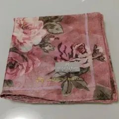 mila schön 花柄大判 ハンカチ　52×52　新品未使用シール付き‼️