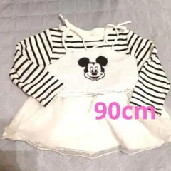 petit main ミッキーマウス ロンT 90cm