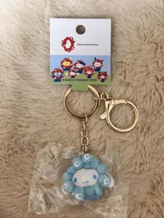 サンリオシナモロール ミャクミャクなりきり立体マスコット キーホルダー