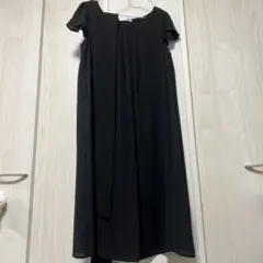 OFUON ブラックドレス ベルト付き