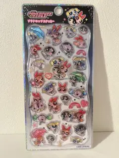 【新作】プチドロップステッカー　パワパフ　ボンボンドロップシール