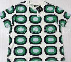 新品未使用タグ付き　ユニクロ　マリメッコ　グラフィックTシャツ　グリーン　ＸＸＬのサムネイル