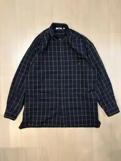 UNIQLO U チェック柄 長袖シャツ XL
