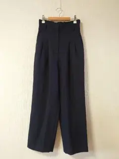 Spick&Span スピック＆スパン ダブルタックパンツ　スラックスパンツ