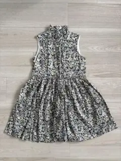 Bonpointボンポワン 花柄 ノースリーブワンピース 8a