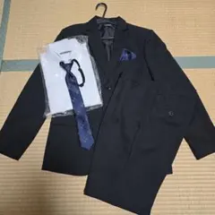 卒業式 フォーマルスーツセット ストライプ柄 165㎝