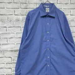 ブルックスブラザーズ長袖シャツ！ブルーM 0317