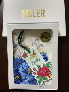お値下げ❣️［新品・未使用品］FEILER 花柄 タオルハンカチ ✨