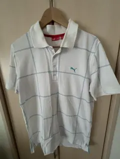 PUMA チェック柄ポロシャツ