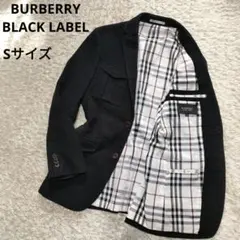 BURBERRY BLACKLABEL ジャケット　ベロア　ブラック　S