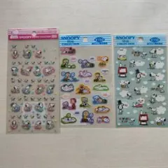 SNOOPY ステッカーコレクション 3枚セット クツワのサムネイル