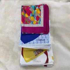 ハンカチ 花柄 FURLA フルラ GIVENCHY ジバンシィ 3枚セット