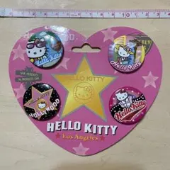 サンリオ Sanrio ハローキティ　缶バッチ　4種　MADE IN USA