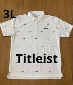 Titleist 半袖　ポロシャツ 3L 白　刺繍　ドットのサムネイル