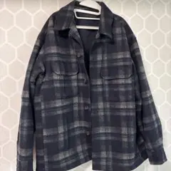 UNIQLO チェック柄 シャツジャケット Lサイズのサムネイル
