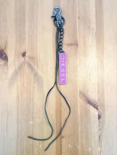 DIESEL ディーゼル キーホルダー ピンクロゴ
