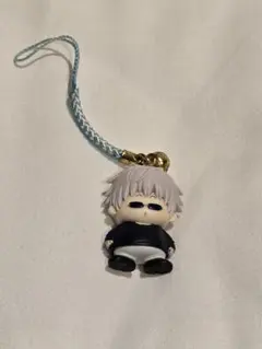 呪術廻戦　ふぁんし〜キャラクターズ　五条悟　根付けマスコット　私服