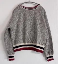 Healthknit×BEAMS BOY 別注　ラインリブクルーネックスウェットのサムネイル