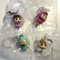 クレヨンしんちゃん　めじるしアクセサリー2 パステルカラー　4個セット
