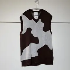KEBOZ ケボズ LEOPARD KNIT VEST レオパード ニットベスト - メルカリ