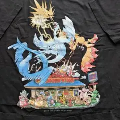 ポケモン バーガーキング ロンT 新品 ビンテージブラック 北米 任天堂