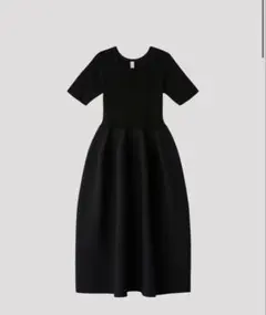 CFCL POTTERY CUPRO SHORT SLEEVE DRESS