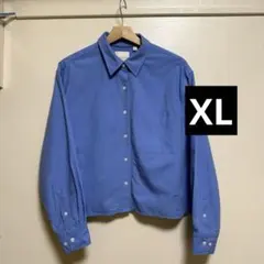ユニクロ JW ANDERSON オックスフォードシャツ XLサイズ ブルー