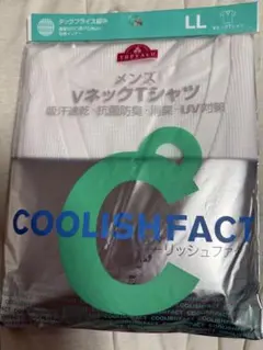 【未開封】TOPVALU COOLISHFACT VネックTシャツ LL