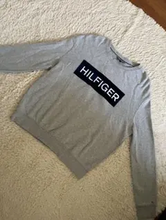 TOMMY HILFIGER グレー スウェット トレーナー