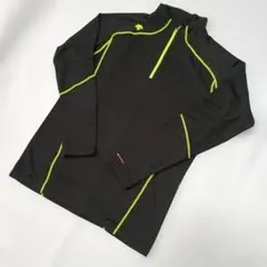 美品　匿名配送　DESCENTE　スキーウェア Oサイズ　ブラック