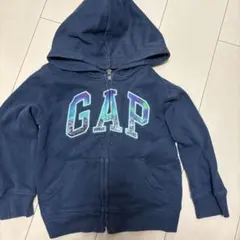 baby GAP ネイビー　パーカー フード付き　ジッパー　110㎝ 5歳