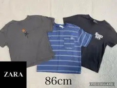 ZARABABY Tシャツ3枚セット 86cm
