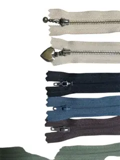 ファスナー　7種　新品　送料込