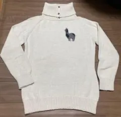 アルパカ100% ニット