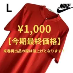 【Nike Dri-FIT 】ナイキド　ライフィット　赤 L