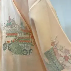 大正ロマン　昭和レトロ　黒羽織　羽織り　着物　道行　和洋折衷　マジョリカお召し