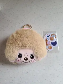 sweet 2月号 増刊号付録 モンチッチフェイスポーチ＆シール3点