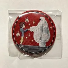 ディズニー　刺繍缶バッジ　ベイマックス